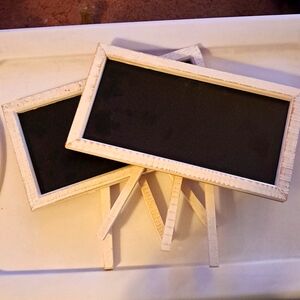 Pair of Chalkboard Display Signs